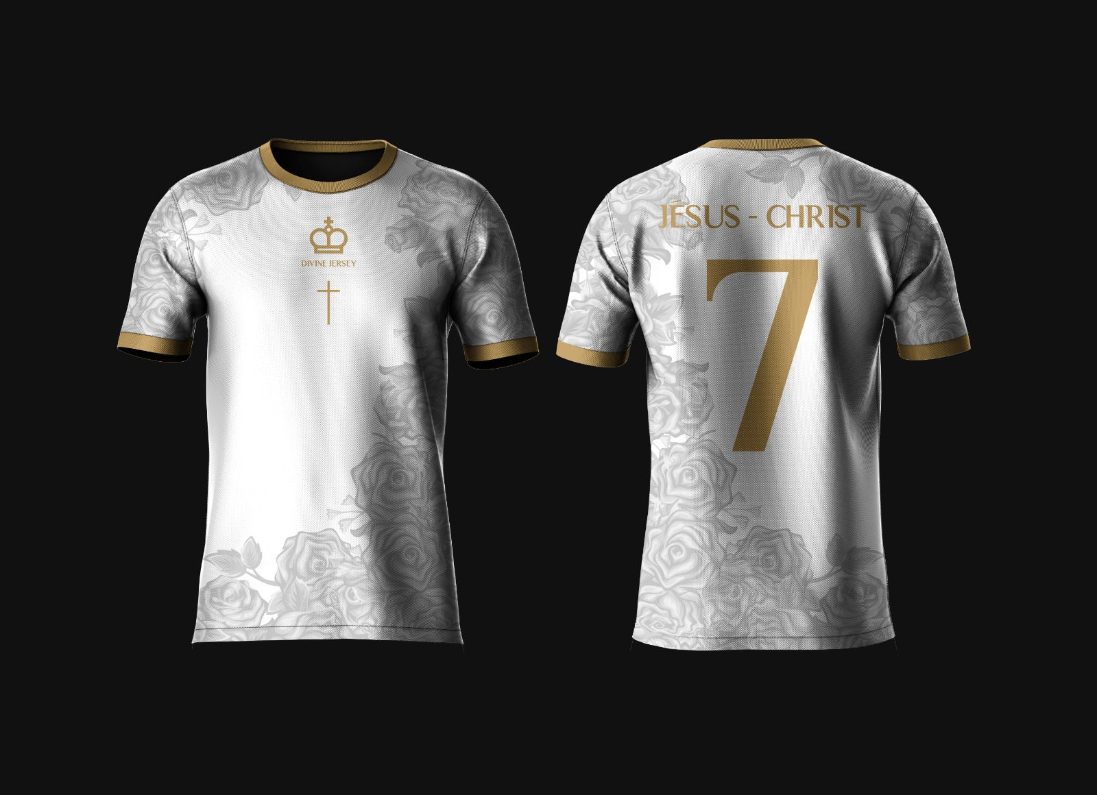 Maillot Chrétien Blanc - Divine Jersey™