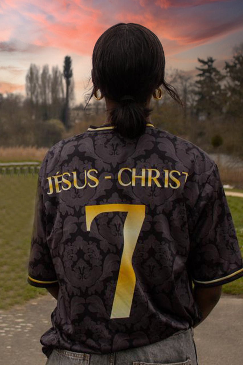 Maillot Chrétien Noir & Doré – Divine Jersey™ - Divine Jersey ™