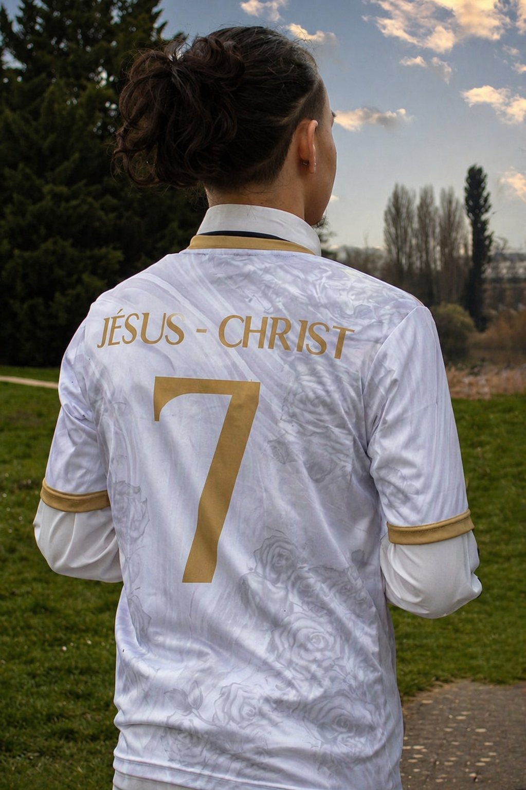 Maillot Chrétien Blanc - Divine Jersey™