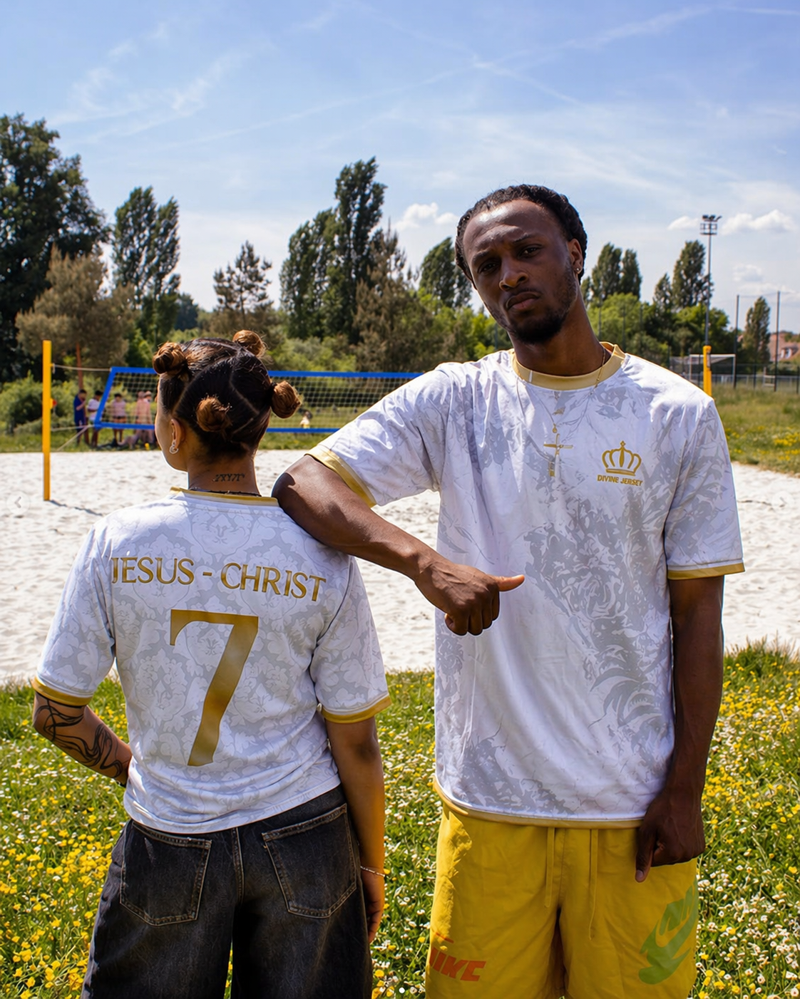 Maillot Chrétien Blanc - Divine Jersey™