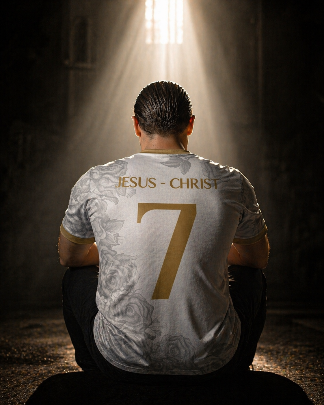 Maillot Chrétien Blanc - Divine Jersey™