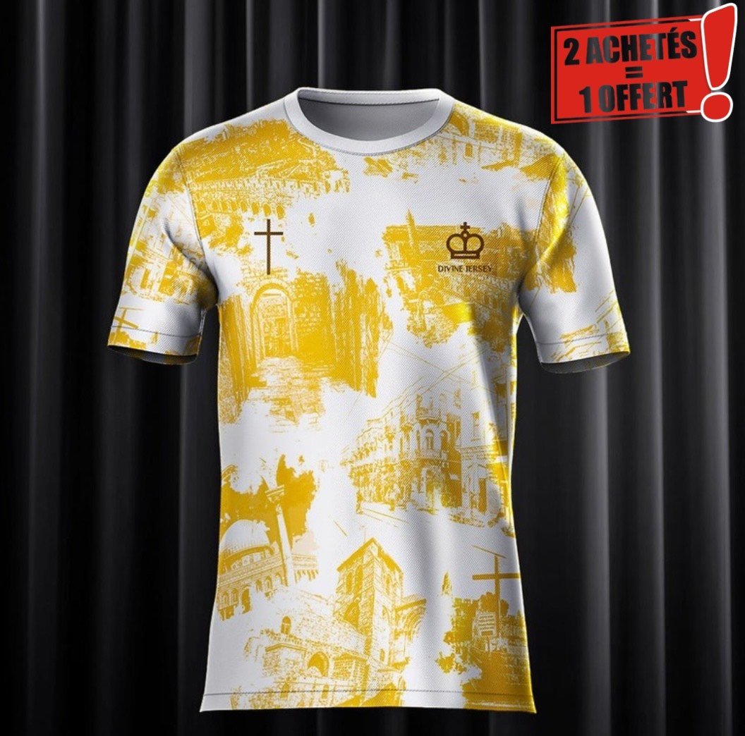 Maillot Chrétien Jaune - Divine Jersey™ - Divine Jersey ™