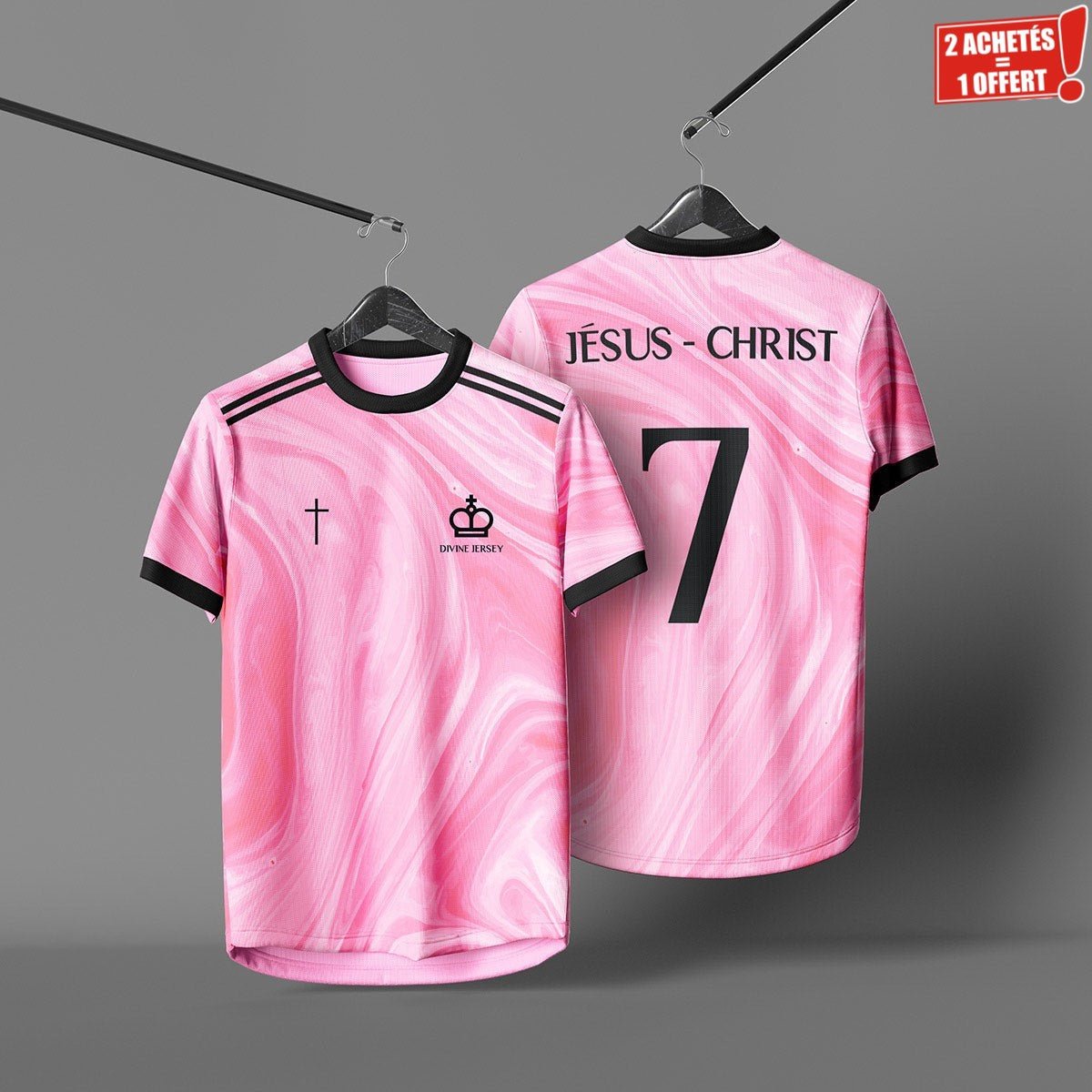 Maillot Chrétien Rose – Divine Jersey™ - Divine Jersey ™