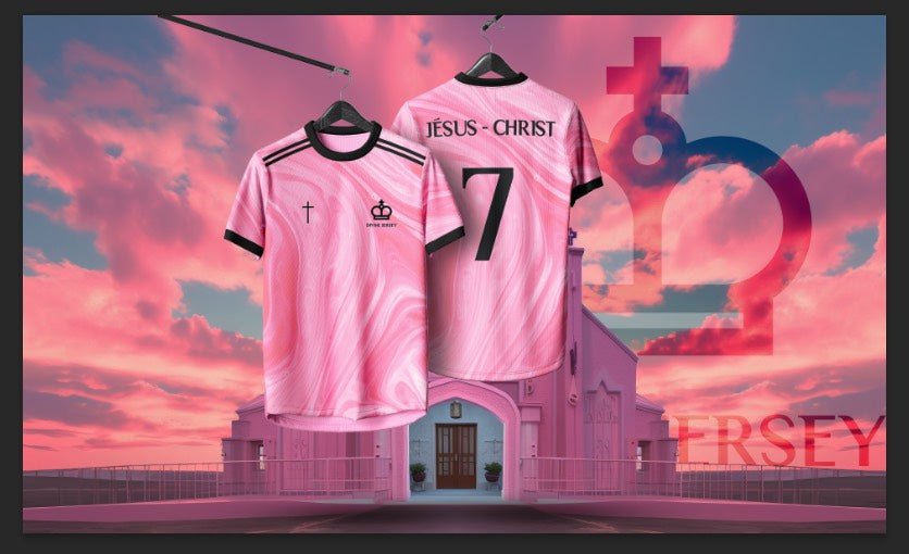 Maillot Chrétien Rose – Divine Jersey™ - Divine Jersey ™